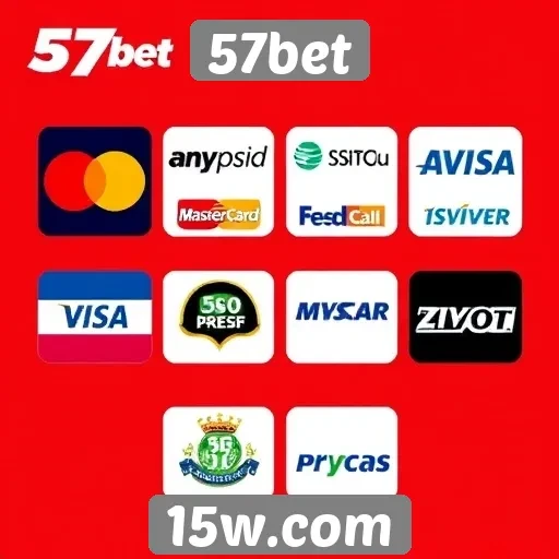 Opções de pagamento disponíveis no 57bet são variadas